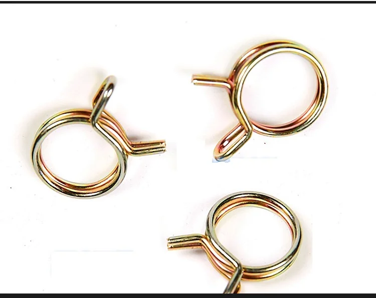 free shipping Custom 50pcs M6-M23 Fuel Line Hose Tubing Spring Clips Clamps Assortment Kit for Motorcycle Scooter ATV | Обустройство