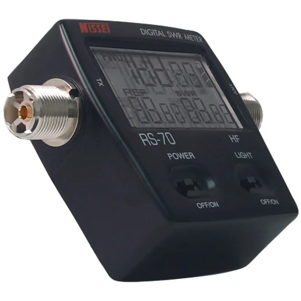 RS-70 цифровой КСВ/Измеритель Мощности HF 1,6-60 MHz 200W SO239 M type Разъем для двустороннего радио КСВ измеритель мощности рация