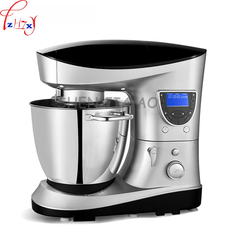Multi-function chef machine LCD electric dough/ cake mixer 7L fight egg food automatic heating belt timer 220V 1200W 1pc | Бытовая