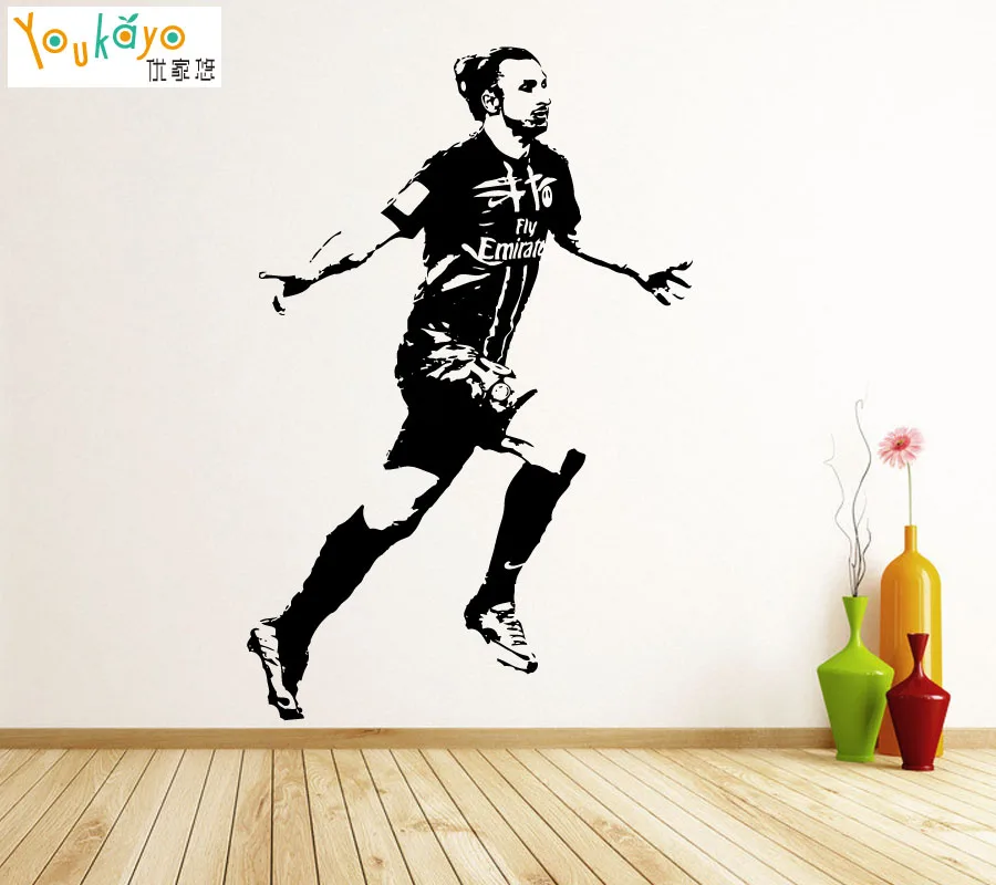 Звезды Златан ибрагимовиц футболист Спорт крутой стены искусства наклейки