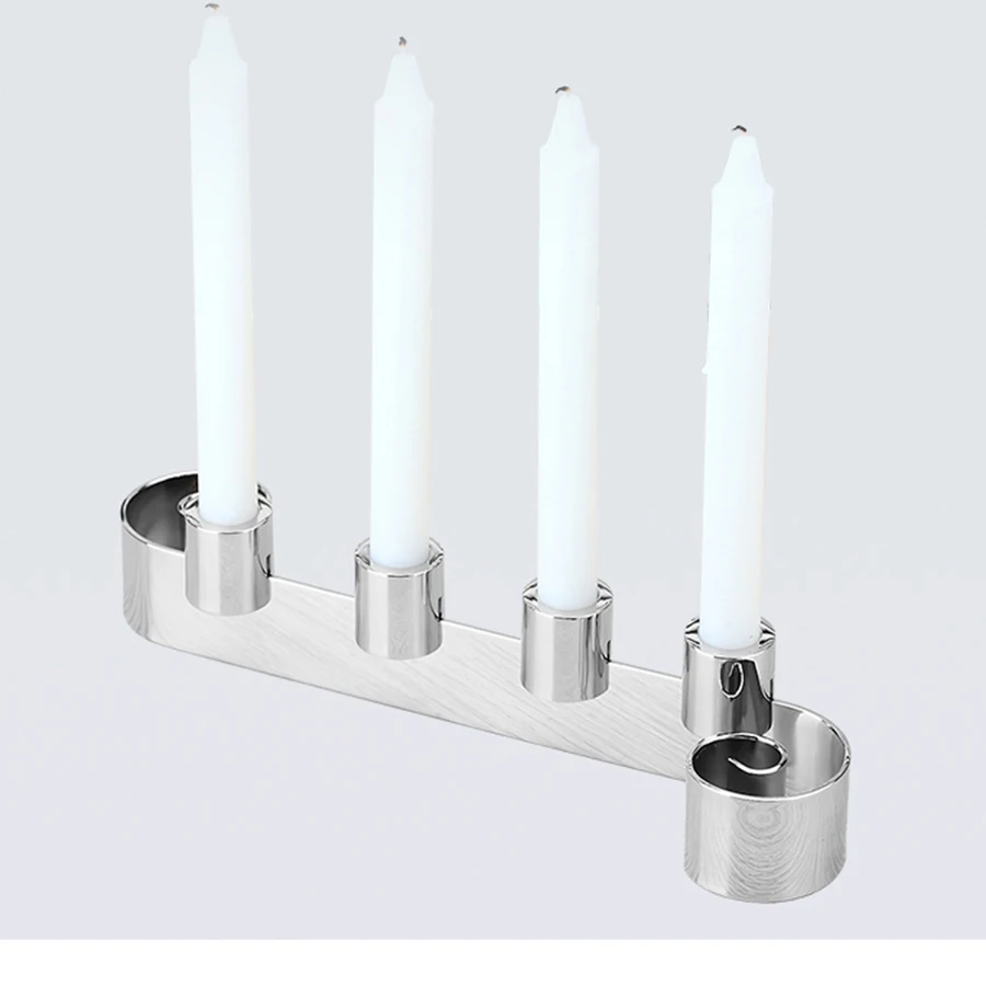Metal Lantern Morocco Menorah Candle Container Regime