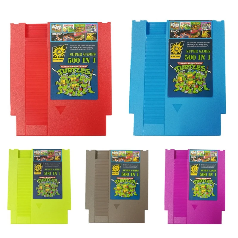 Супер игры карты памяти 500 в 1 лучшая коллекция игр для nintendo NES классический картридж аксессуары для игр