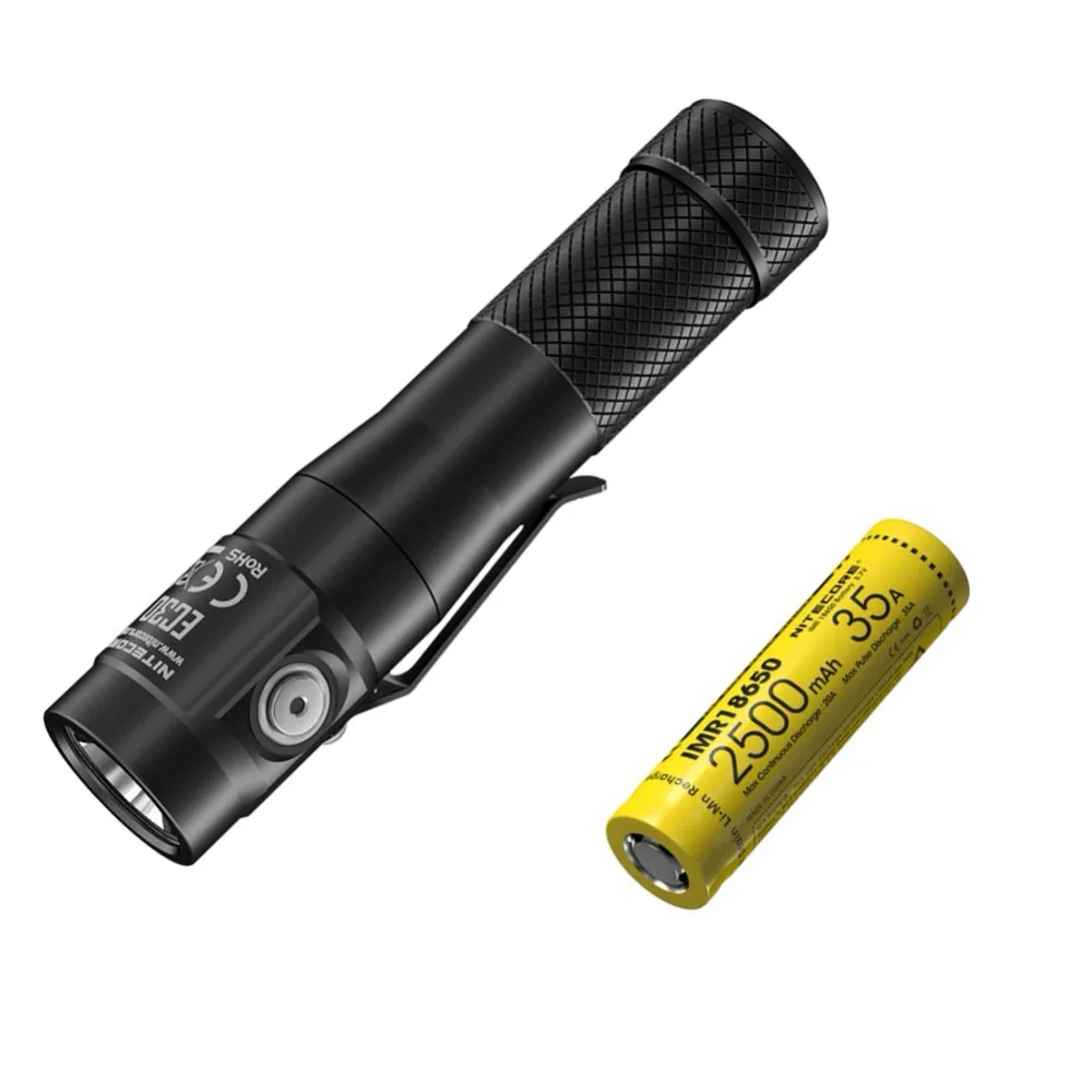 NITECORE EC30 1800 люменов CREE XHP35 HD светодиодный фонарик 18650 Аккумулятор для наружного кемпинга пешего туризма портативный фонарь