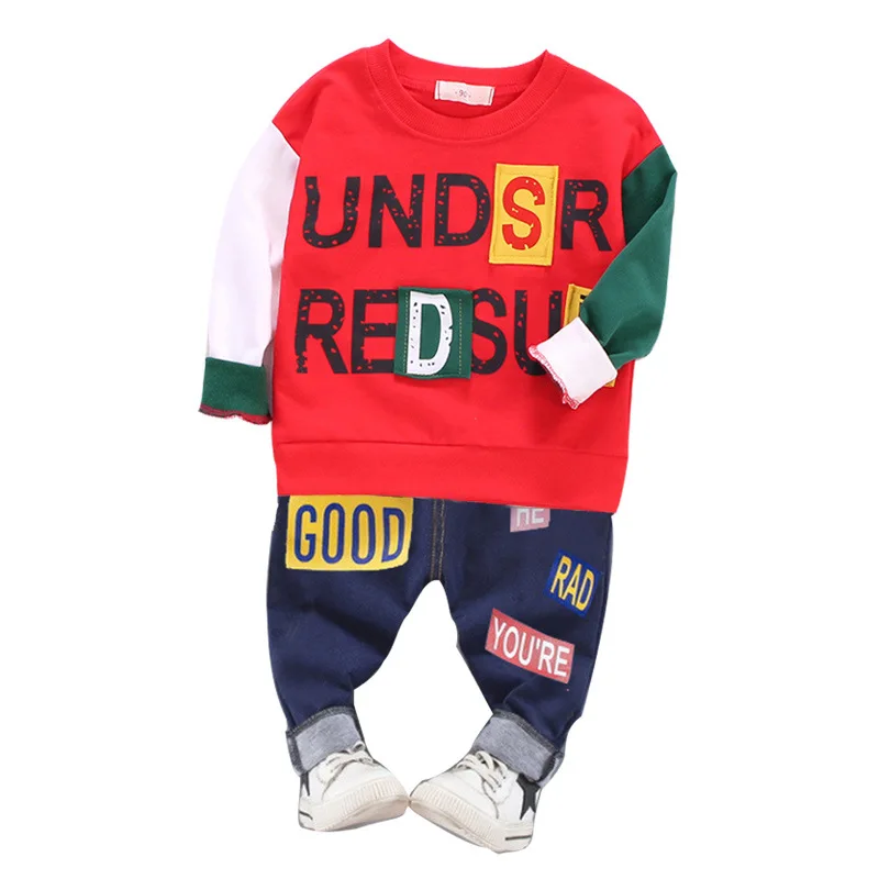 Коллекция 2019 года весенне-осенняя модная одежда для маленьких мальчиков