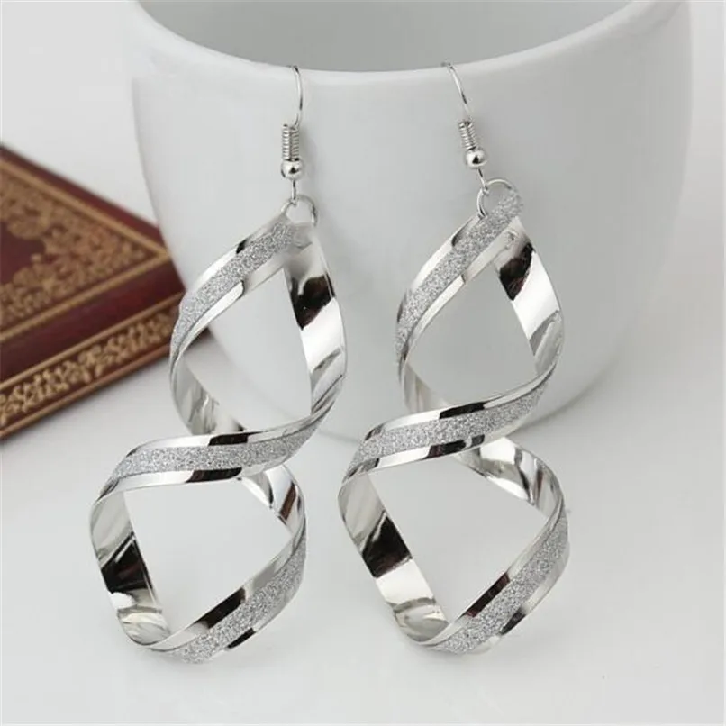 Lusion ювелирные изделия золотой серебряный цвет панк металлические длинные