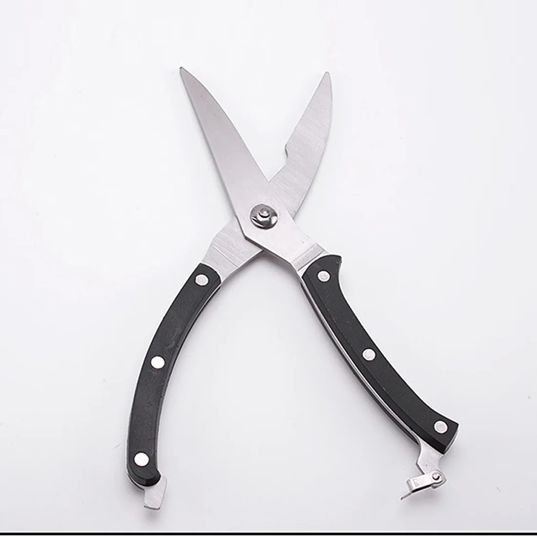 

250mm(9.8'') Stainless Steel Poultry Kitchen Chicken Bone scissor with Safe Lock Cutter Cook Tool Shear Cut Duck Fish