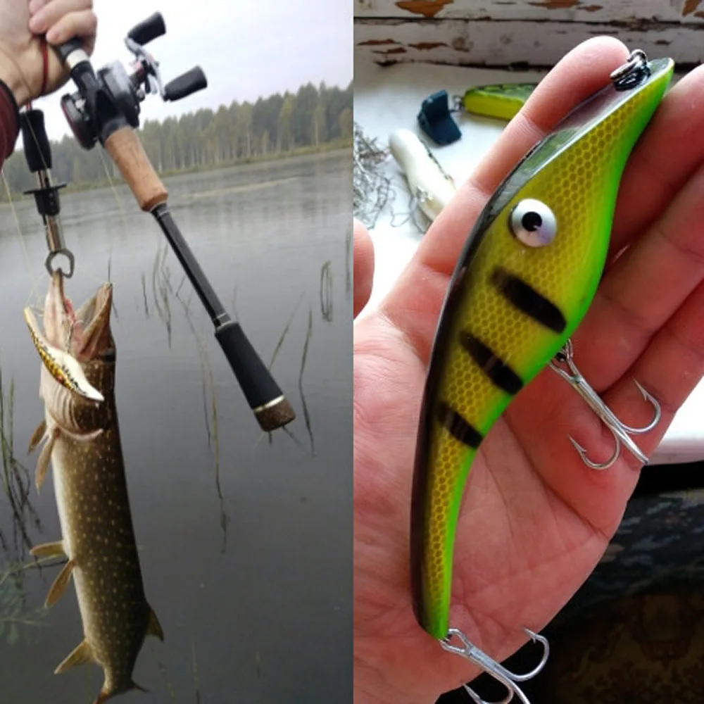 Zalt Щука Undberg Сталкер Джеркбейт мускусный Маски приманка 140 мм 42 гр воблер (Wobbler) 3D