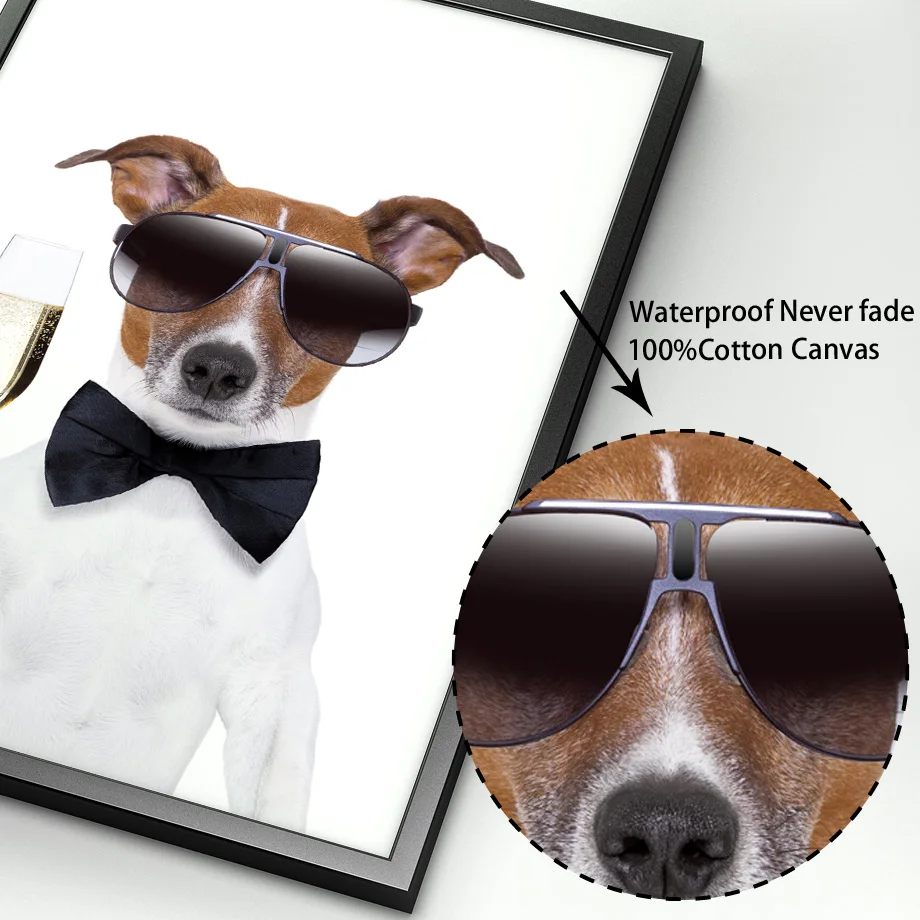 Кожаная сумка I Love Dog цвета шампанского для попкорна настенная живопись на холсте