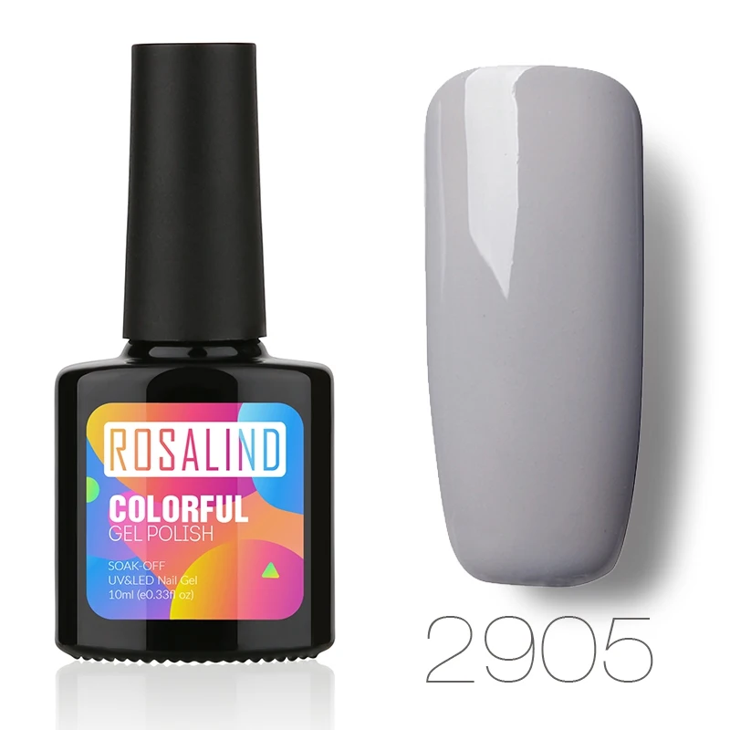 2905 ROSALIND 10 мл популярный цветной СВЕТОДИОДНЫЙ УФ-лак для ногтей, акриловый лак для ногтей, акриловый лак для ногтей - Цвет: 2905