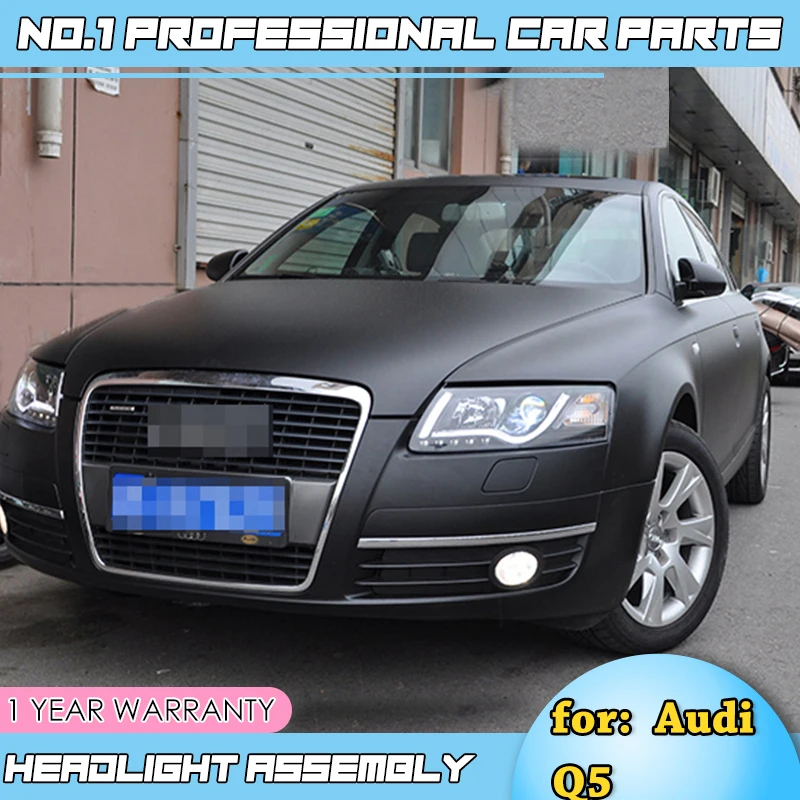Автомобильные аксессуары для Audi A6 C5 фары 2005-2012 светодиодный ные DRL линзы двойной