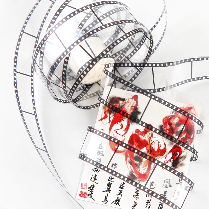 Прозрачная моющаяся лента японская бумага DIY планировщик Красивая клейкая