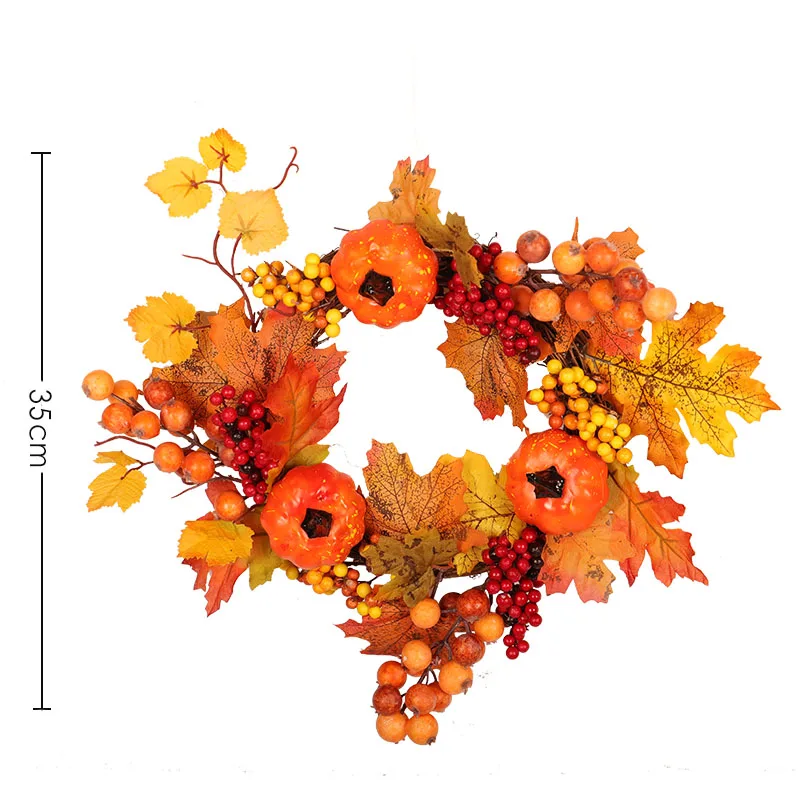 HOYVJOY кленовый лист тыквенный венок для Хэллоуина Рождественский Декор