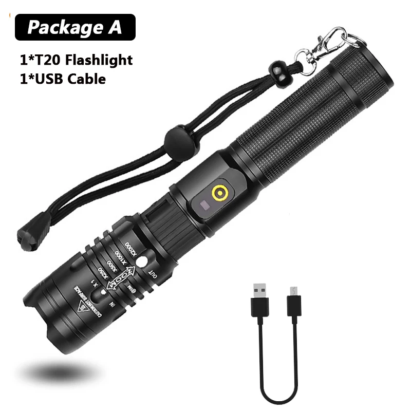 Package A POCKETMAN яркий светильник-вспышка xhp50.2 САМЫЙ МОЩНЫЙ СВЕТИЛЬНИК-вспышка 18650 usb фонарь xhp50 фонарь 18650 охотничий Фонарь ручной светильник - Испускаемый цвет: Package A