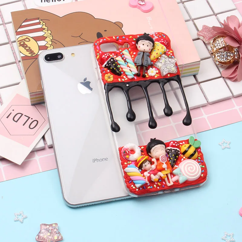 Simulated Cream Cases For Xiaomi Mix 2 A1 A2 6 6X 8 SE Lite F1 Poco phone Note 3 Phone Shell Shipping Free |