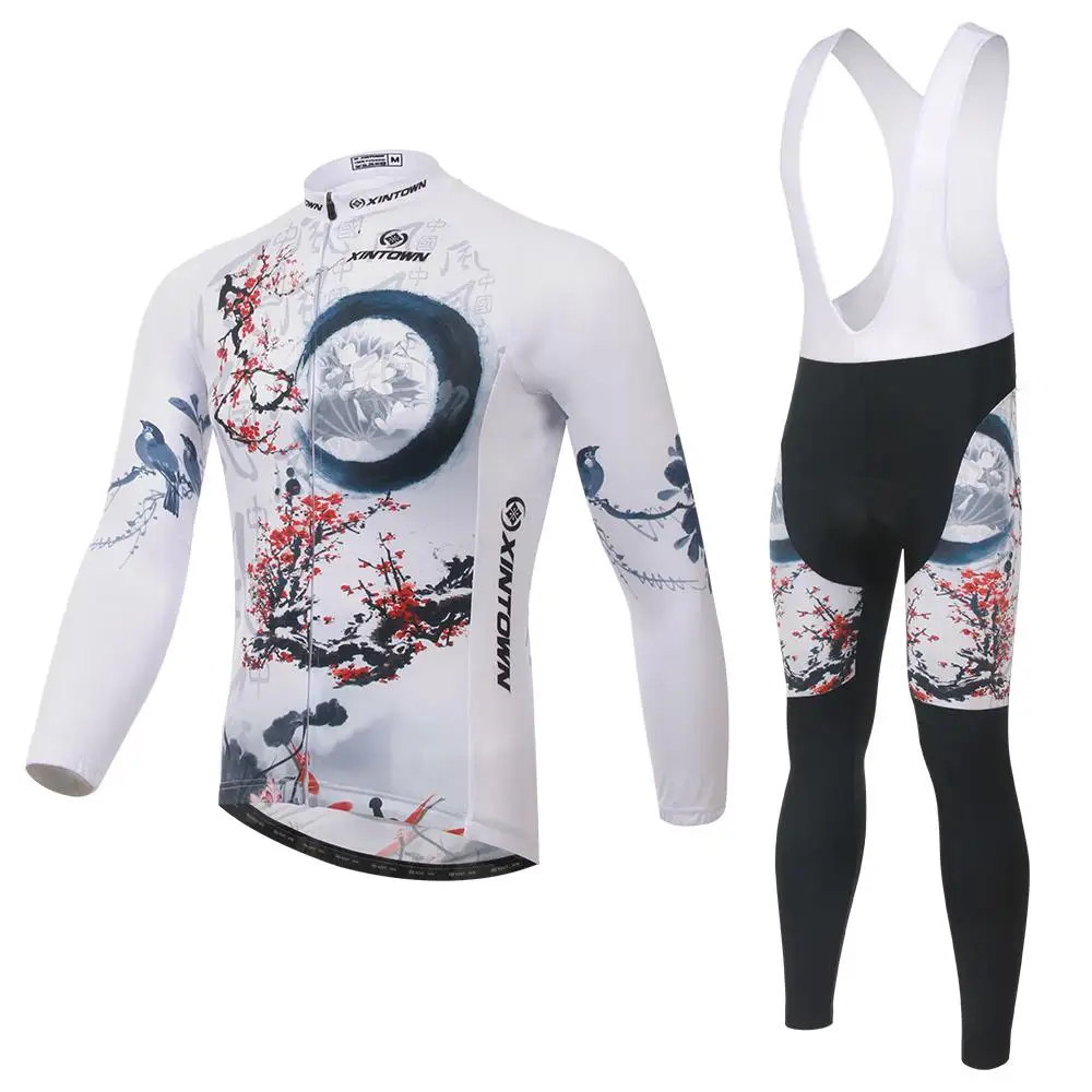 2015 ciclismo Racing Bicycle Bike Team Out Sports Long Sleeve Cycling Jersey Pant S-3XL Free Shipping | Спорт и развлечения