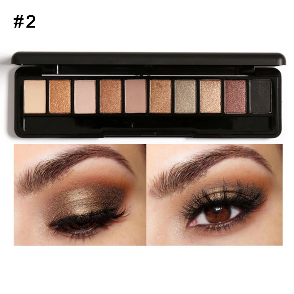 10 Цвета палитра теней Eye Shadow затенение пудра инструмент Косметическая|eyeshadow