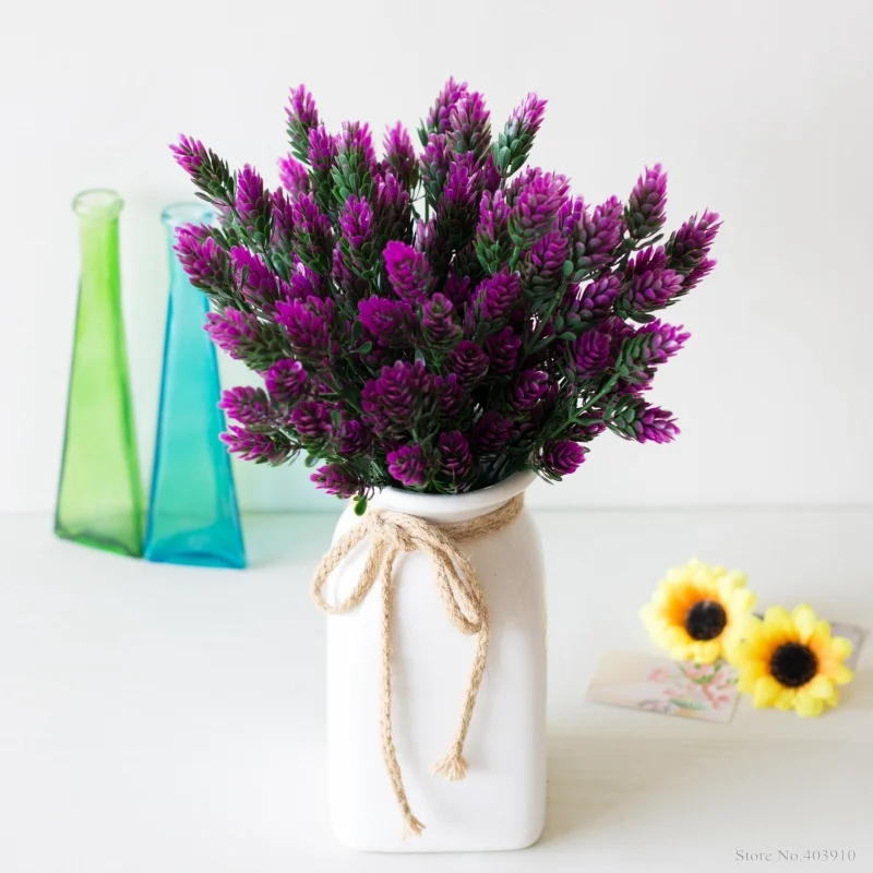 Дешевые рождественские искусственные растения pinecone цветок bromegrass декоративное