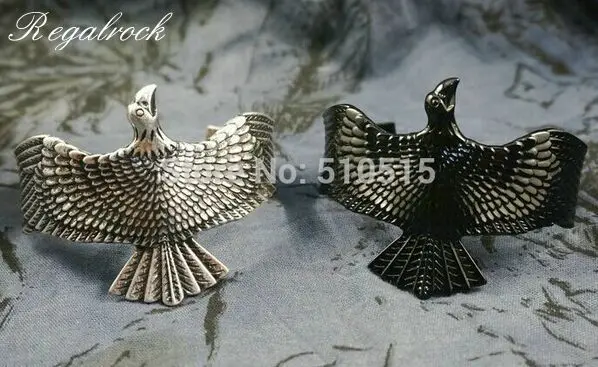 Браслет-манжета Regalrock Tribe Eagle Simorgh Raven Cinereous | Украшения и аксессуары