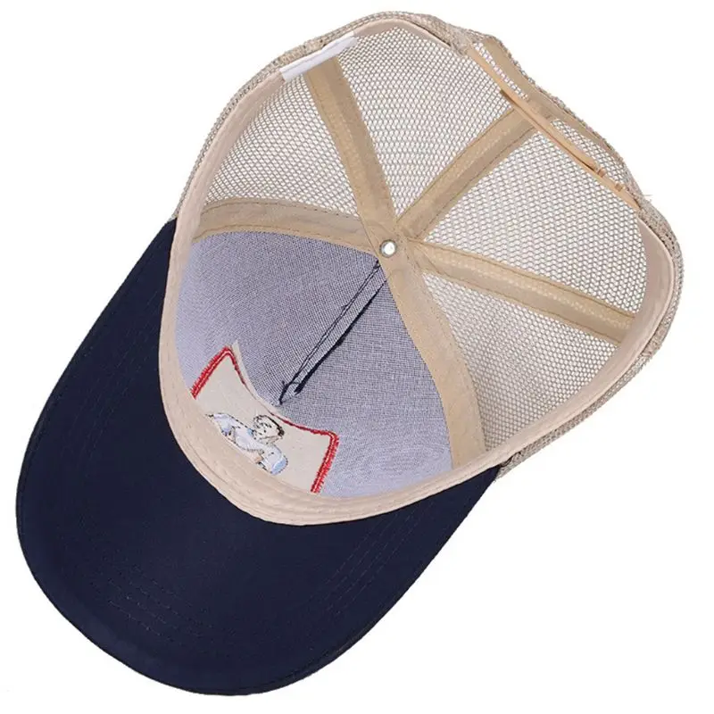 Unisex Anime Football Player Embroidery Patch Baseball Cap Funny Novelty Hip Hop Harajuku Mesh Back Sports Snapback Trucker Hat |