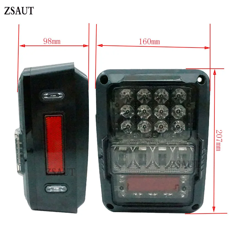Новинка 2019 евро/Американская версия задние фонари светодиодные сигнальные лампы