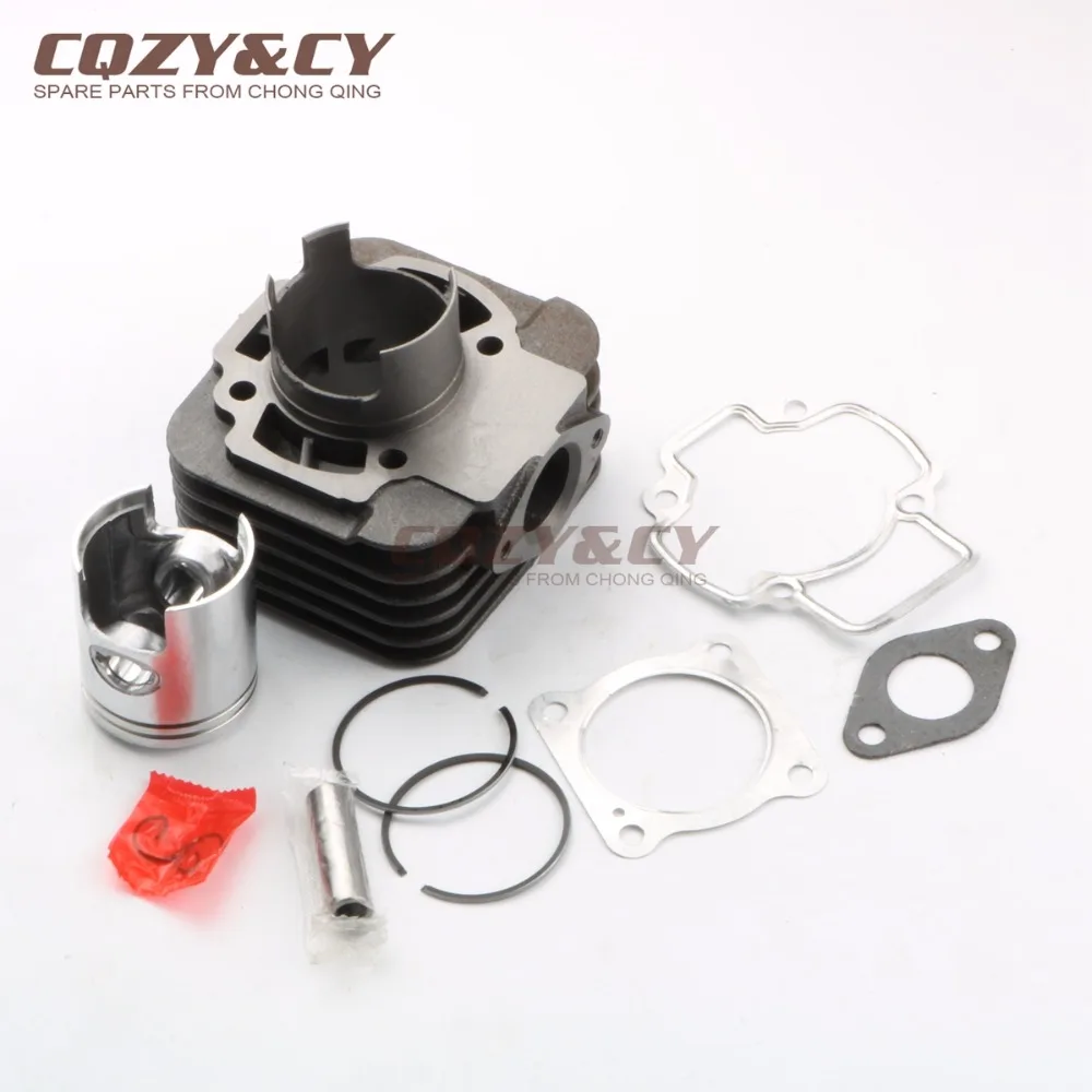 70cc Cylinder & Piston Kit & Gasket for PIAGGIO Diesis Fly 2 Liberty Rst Nrg Power Dt 50 Typhoon Zip 50 Vespa Lx 50 2T 47mm/12mm