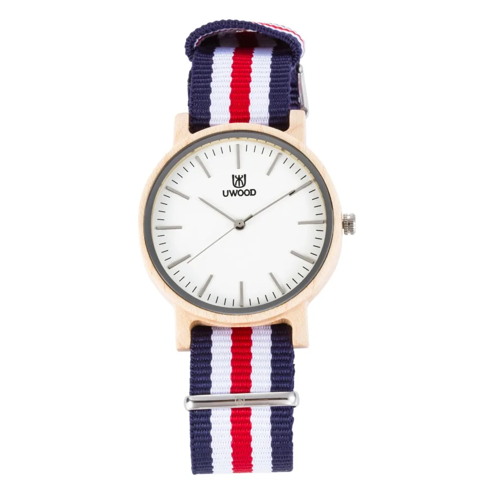 2018 Топ бренд влюбленных бамбуковые деревянные повседневные часы кварцевые