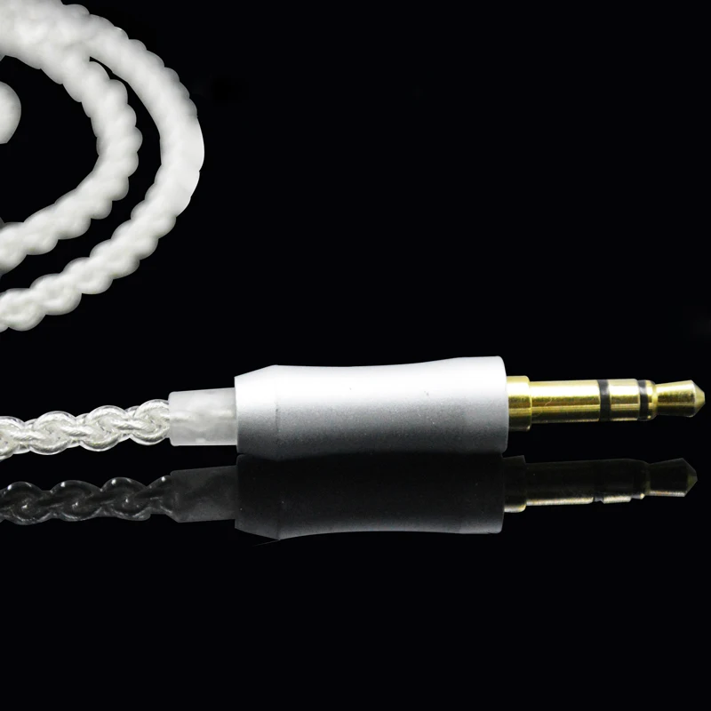 4 нити 76 ядер наушники MMCX кабель для Shure SE215 A2DC Ls50 IE80 Im50 Im70 0 78 мм Weston TFZ W4r TF10 TF15 с