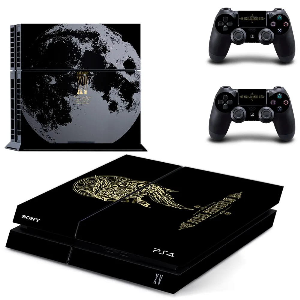 Final Fantasy XV наклейка на кожу PS4 Виниловая для консоли Playstation 4 и 2 контроллера |
