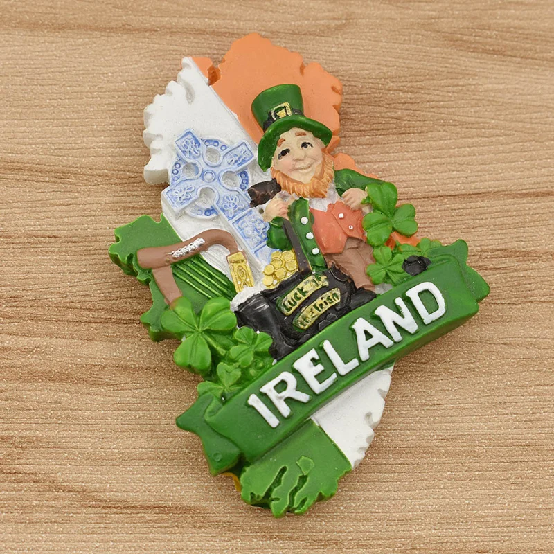Ireland Scenic холодильник магнитная наклейка с буквенным принтом холодильник для путешествия Магнитный сувенир подарок декор для кухни