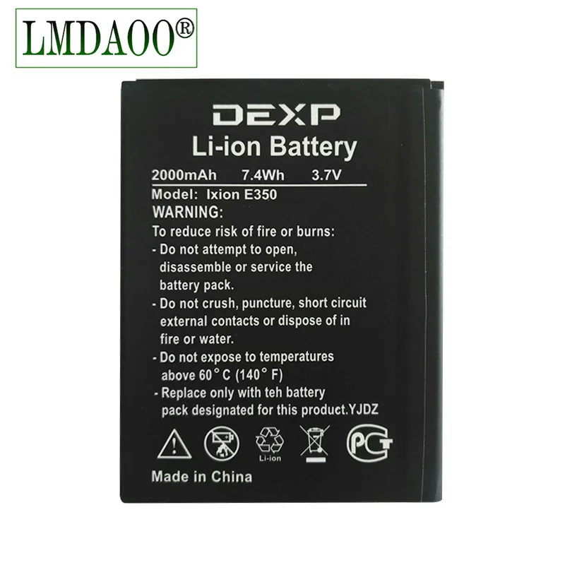 1 шт. Новый 100% Высокое качество DEXP Ixion E350 батарея для мобильный телефон в