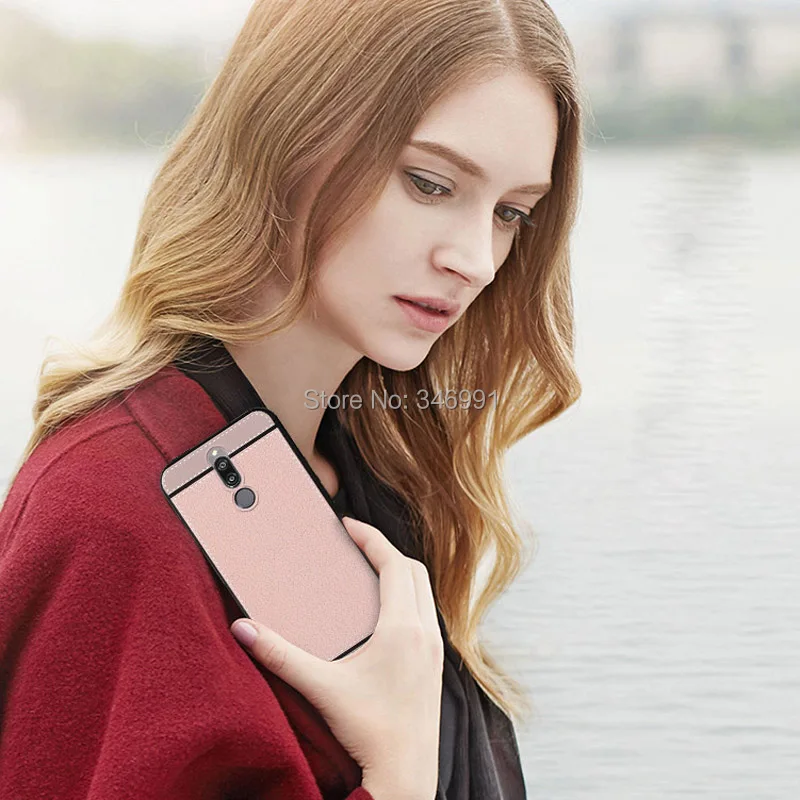 Чехол 10 Lite Funda для Huawei Mate кожаный чехол с двумя Sim картами 5 9 дюйма мягкий черный