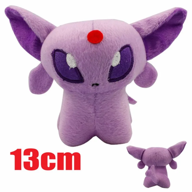 07 " 13 см Q стиль Аниме Пикачу Eevee Jolteon Плюшевые игрушки Мягкая кукла горячая кукла аниме игрушки для детей подарок на день рождения - Цвет: 07