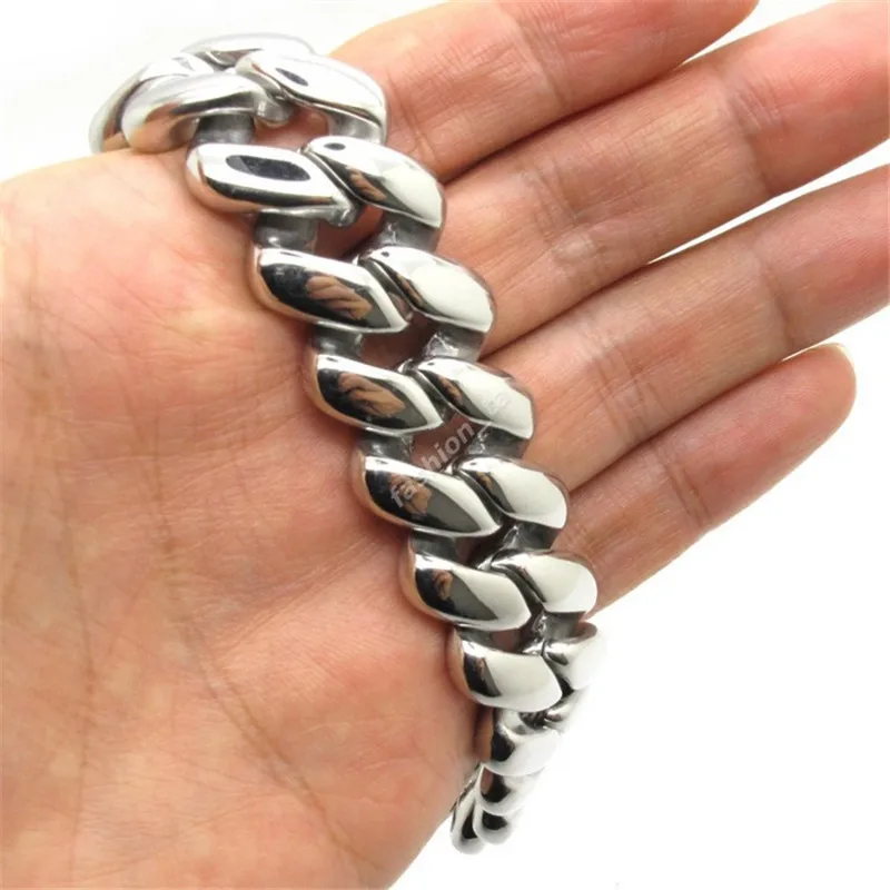 Подарок Огромный тяжелый рок н ролл Музыка холодный Серебристый браслет