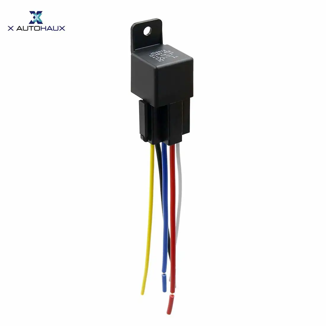 X Autohaux 48V DC 40A SPDT автомобильное реле 5 Pin проводов w/жгут разъем | Автомобили и
