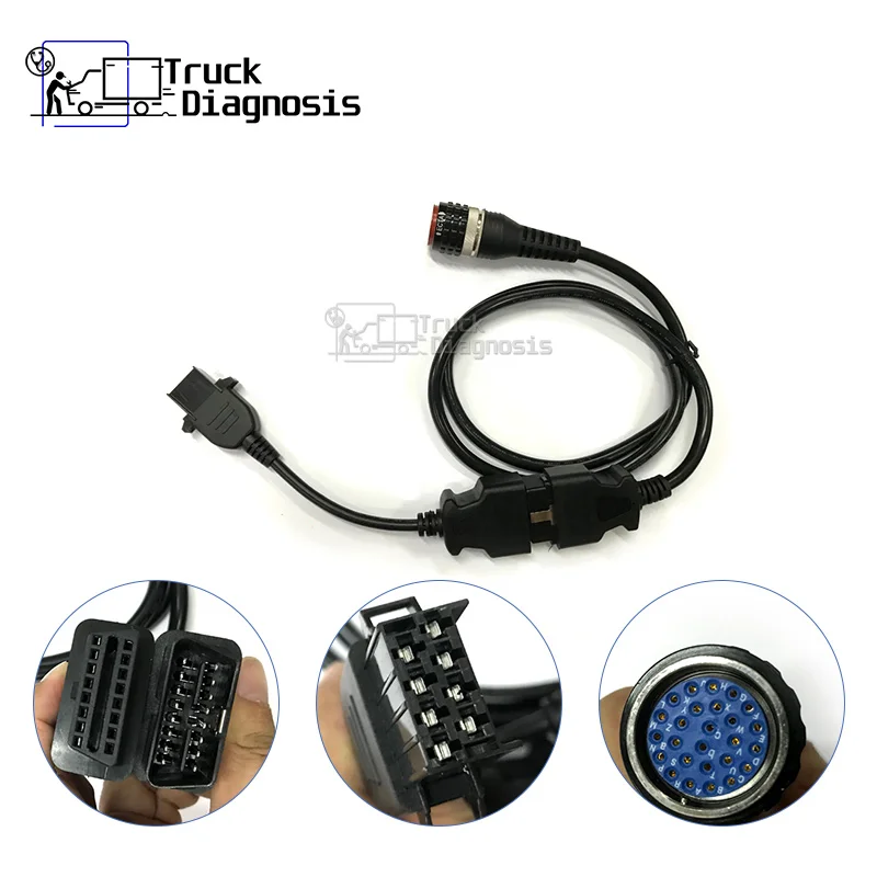 8 контактный/FCI кабель Vocom 88890306 с vocom 88890304 OBD2 для volvo 88890300 ii 88894000 диагностический