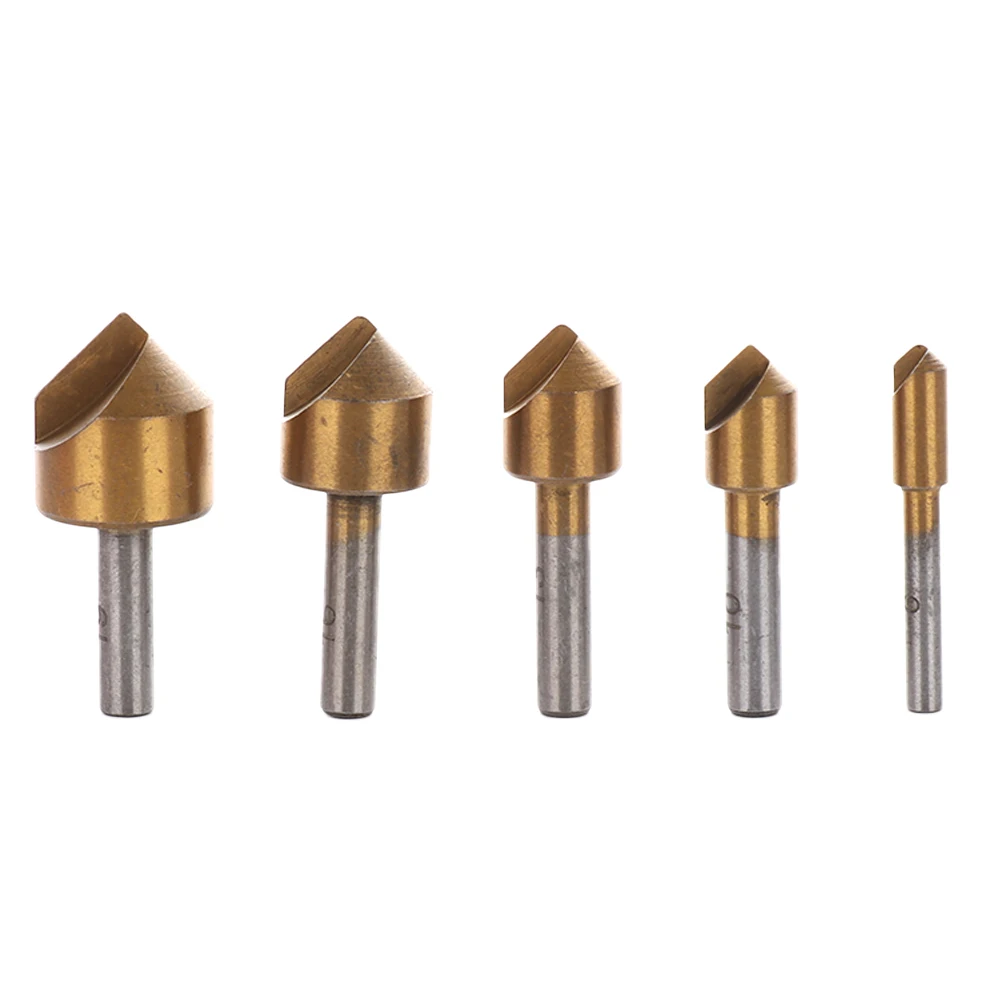 5 шт./компл. Метрическая Зенковка сверло 90 градусов Одиночная флейта кромка фаска