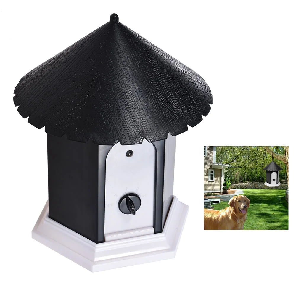 Домашний питомец собака ультразвуковой Анти лай Отпугиватель открытый