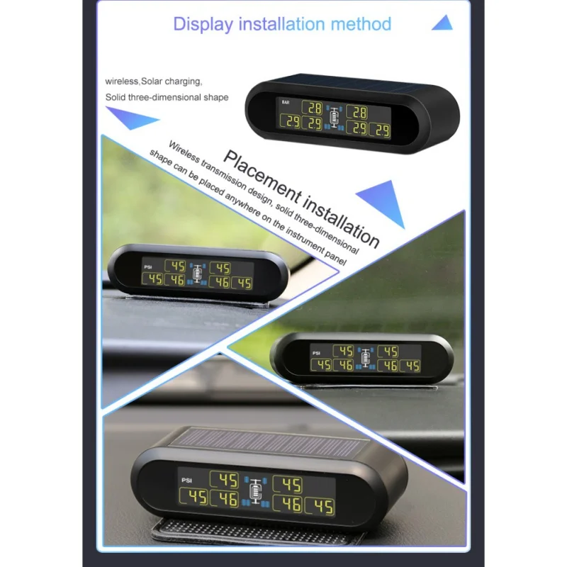 Newest Universal TPMS Tire Pressure Monitoring System Super LCD Display 6 Sensors Automobile Monitor | Автомобили и мотоциклы