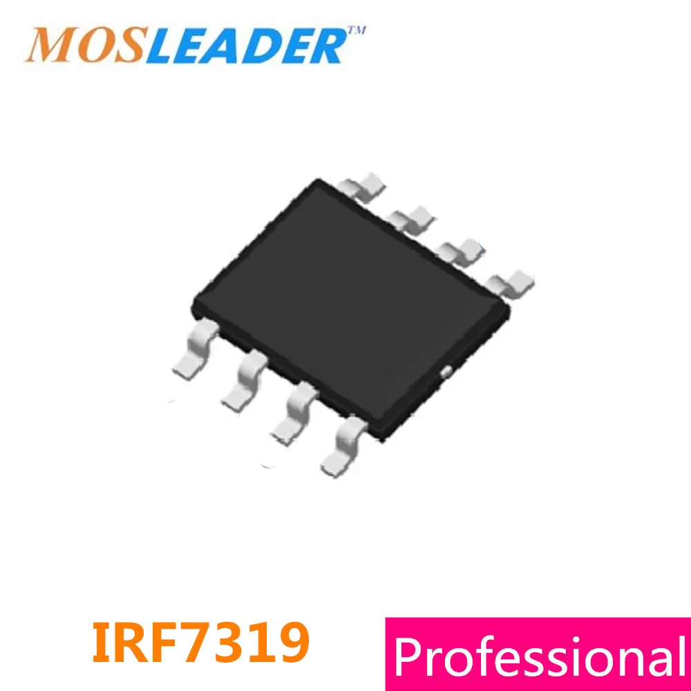 Mosleader SOP8 IRF7319 100 шт. 1000 IRF7319TRPBF Dual N и P канал 30 в 6.5A -4.9A IRF7319T 7319 высокое качество |