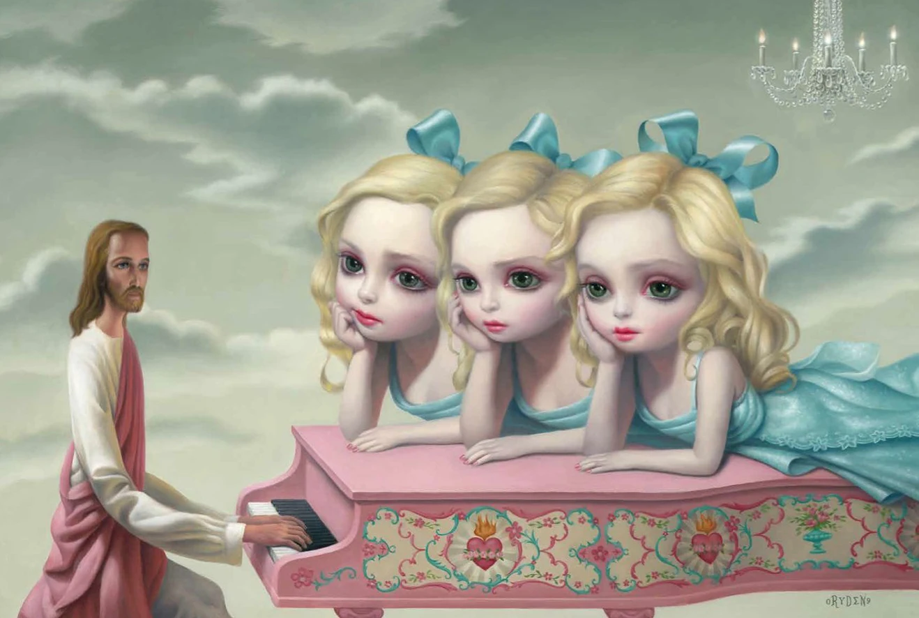 Mark Ryden поп Сюрреализм 1 панель абстрактная стена книги по искусству картина маслом плакат напечатанная Картина на холсте для гостиная домашний декор