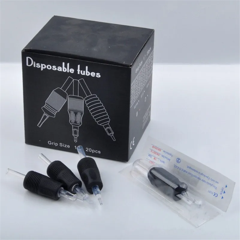 20 шт./кор. черные шестигранные одноразовые круглые силиконовые Иглы для