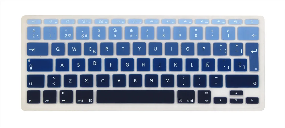 Испанский евро Ввод Клавиатура крышка для Macbook Air 11 &quot11 6 дюймов модель A1465 A1370 |