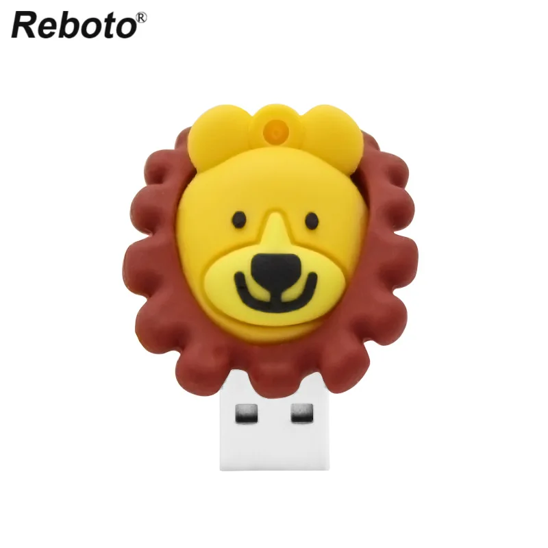 Retobo 2,0 Usb флеш-накопитель 16 Гб диск памяти 32 Гб Usb король зверей лев мультфильм Pendrive 8 ГБ 4 ГБ U Stick