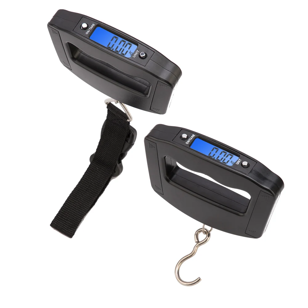 Портативные цифровые весы для багажа электронный портативный безмен со