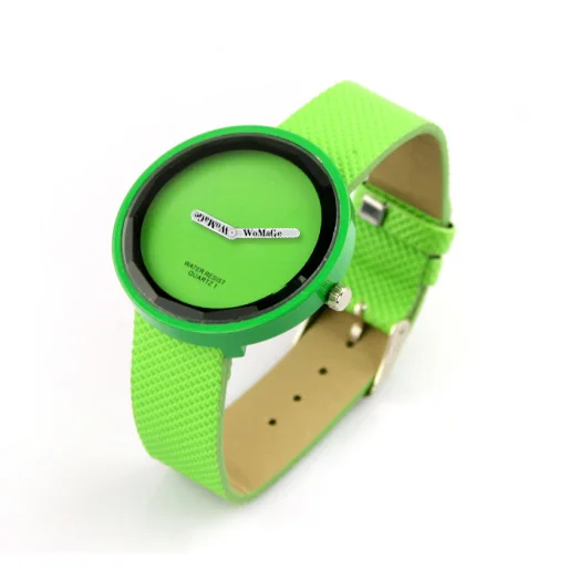 Модные часы женские кожаный ремешок розовые черные montre femme reloj mujer Саат | Наручные