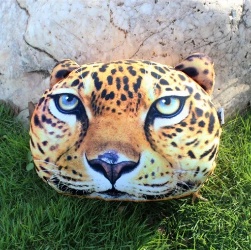 Leopard Милый подголовник для собак, кошек, забота о здоровье, обезболивающий карбоновый мешок, внутренняя подушка для шеи, наполнитель из полипропилена и хлопка, дорожный автомобильный домашний текстиль для подушек - Цвет: Leopard