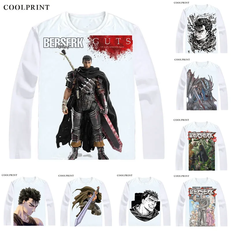 Футболка BERSERK Kentaro Miura футболка черного цвета с принтом в стиле аниме