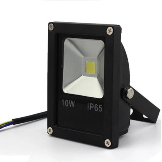 Светодиодный прожектор 10 Вт белый/теплый белый свет IP65 уличный черный