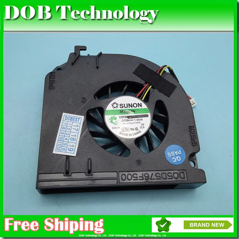 Вентилятор охлаждения процессора для ноутбука Dell Latitude D830 D820 кулер D531 M65 M4300