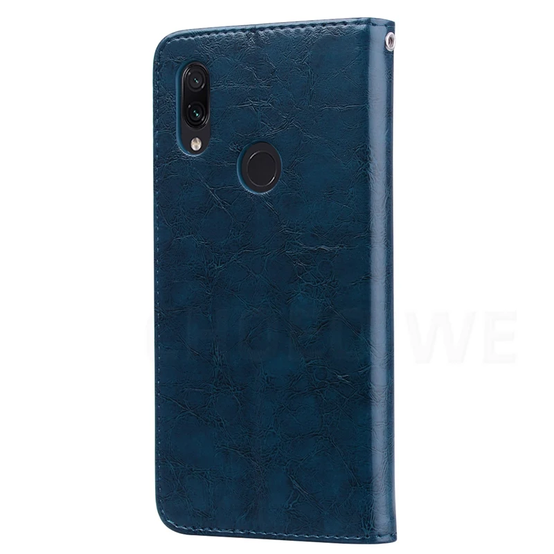 CHOEOIWE Business Flip Case for Xiaomi Redmi 7 Redmi7 PU Leather Wallet Cases Cover Coque with Card Slots Anti-knock Shell | Мобильные